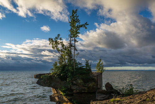 big bay state park on lake superior and madeline island